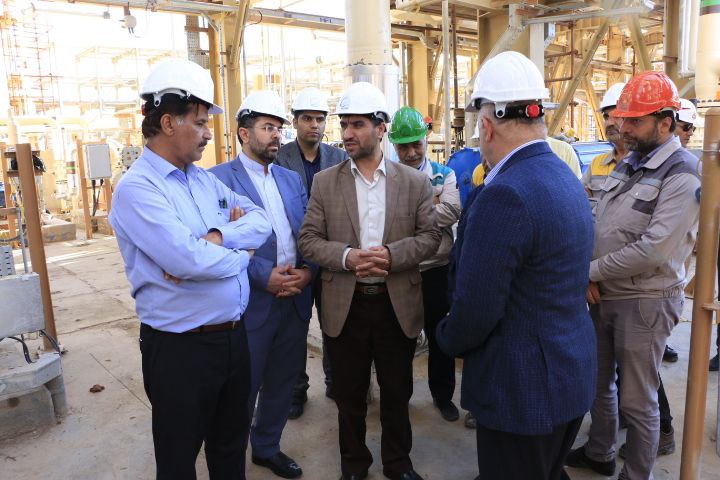 بازدید معاون وزیر نفت و مدیر عامل شرکت ملی صنایع پتروشیمی از شرکت پالایش گاز هویزه خلیج فارس 12