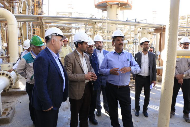 بازدید معاون وزیر نفت و مدیر عامل شرکت ملی صنایع پتروشیمی از شرکت پالایش گاز هویزه خلیج فارس 13