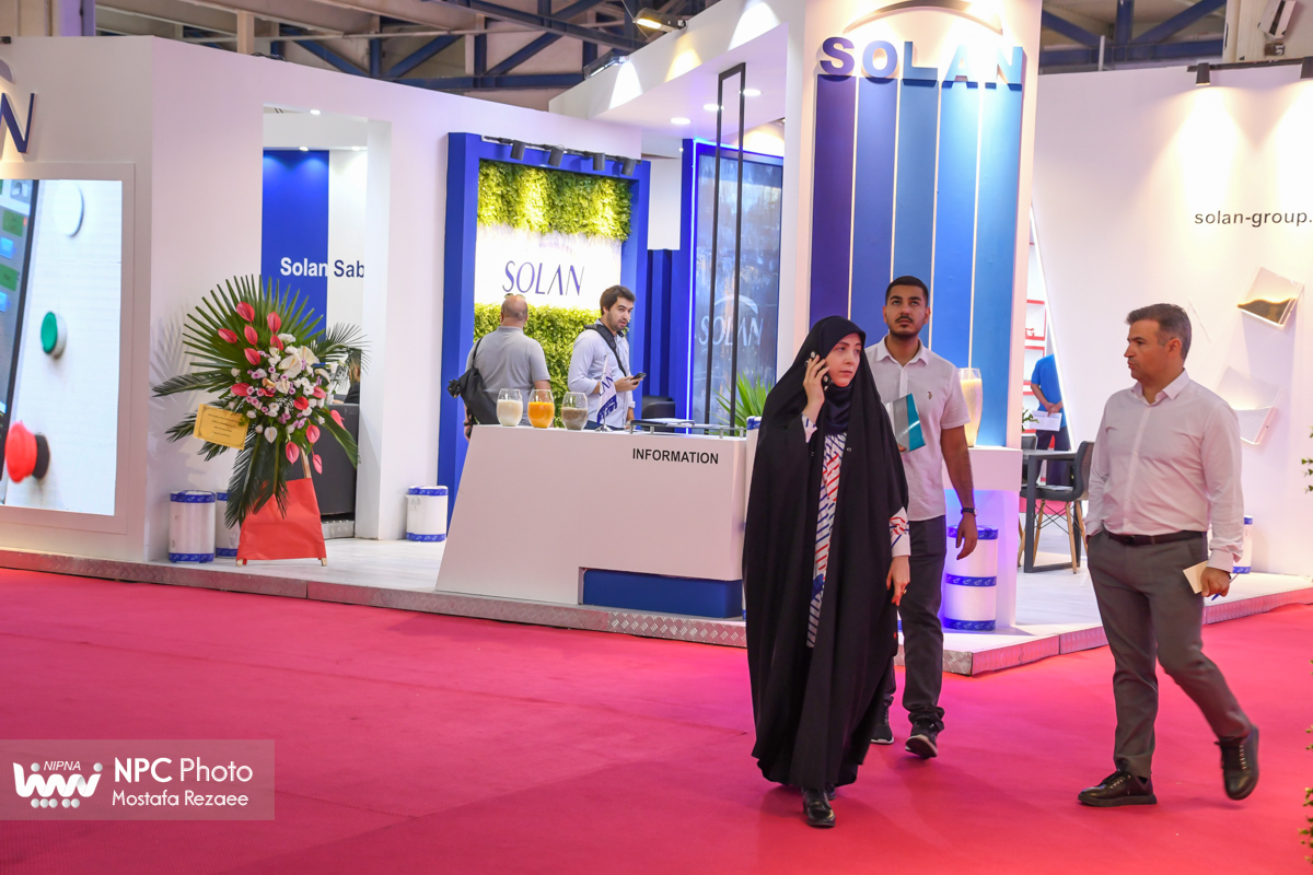 سالن خلیج فارس در دومین روز از هفدهمین نمایشگاه بین المللی ایران پلاست 8
