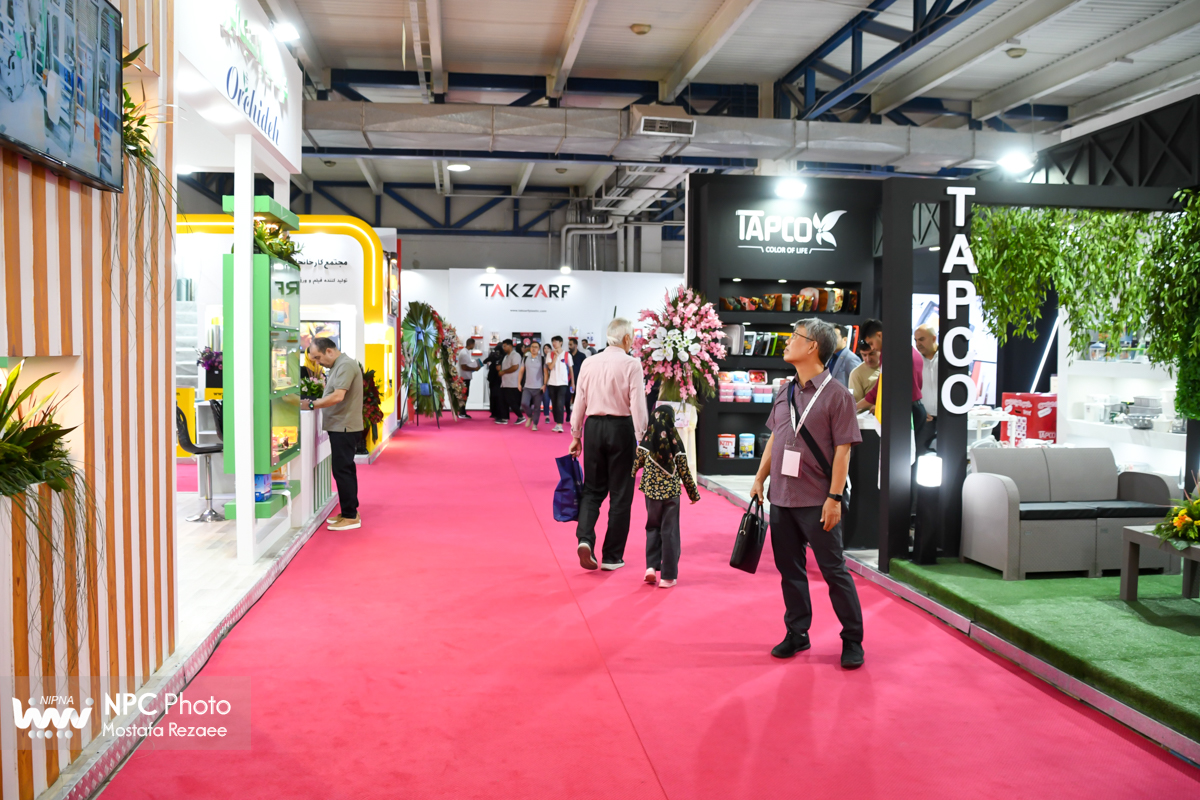سالن خلیج فارس در دومین روز از هفدهمین نمایشگاه بین المللی ایران پلاست 9