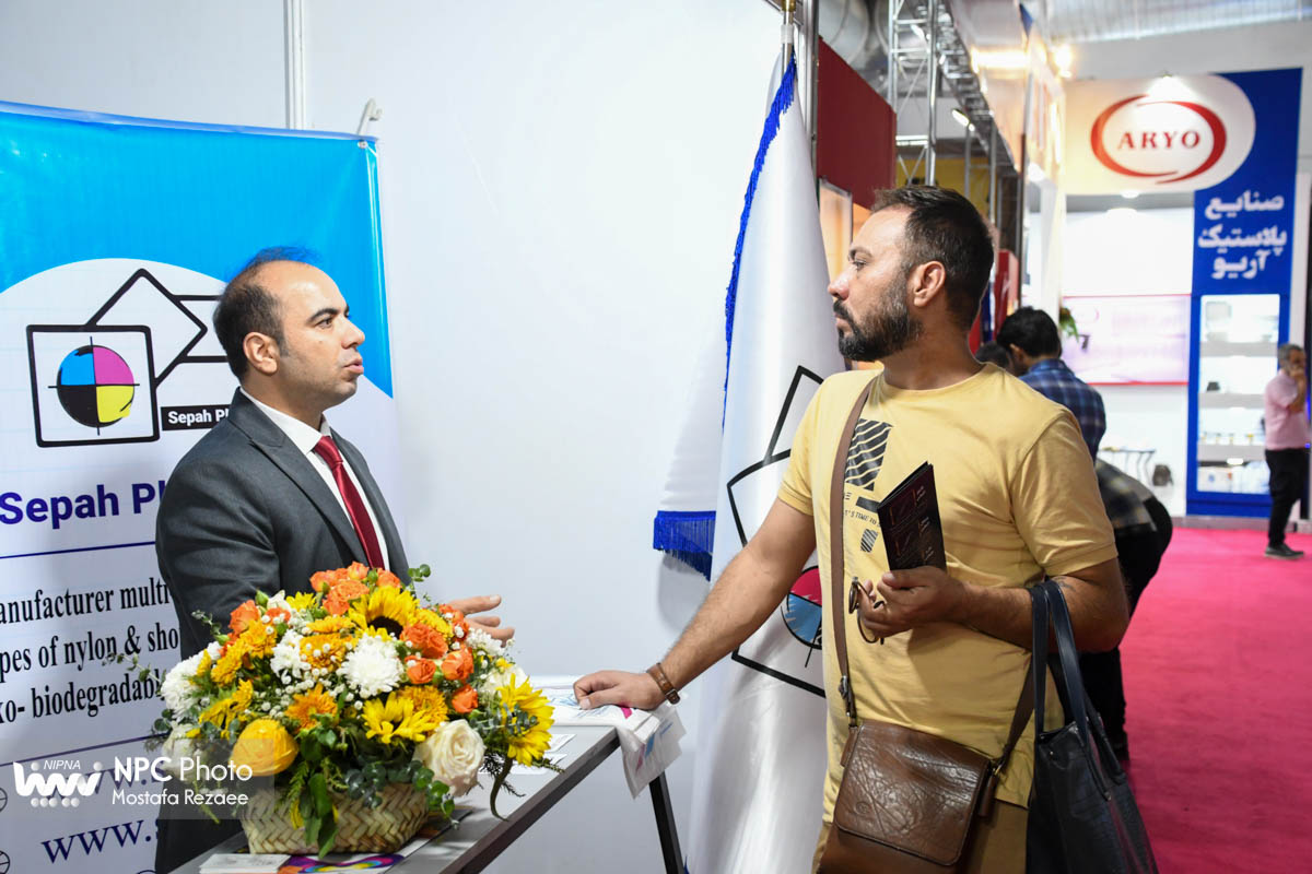 سالن 10 و 11 در سومین روز از هفدهمین نمایشگاه بین المللی ایران پلاست 6