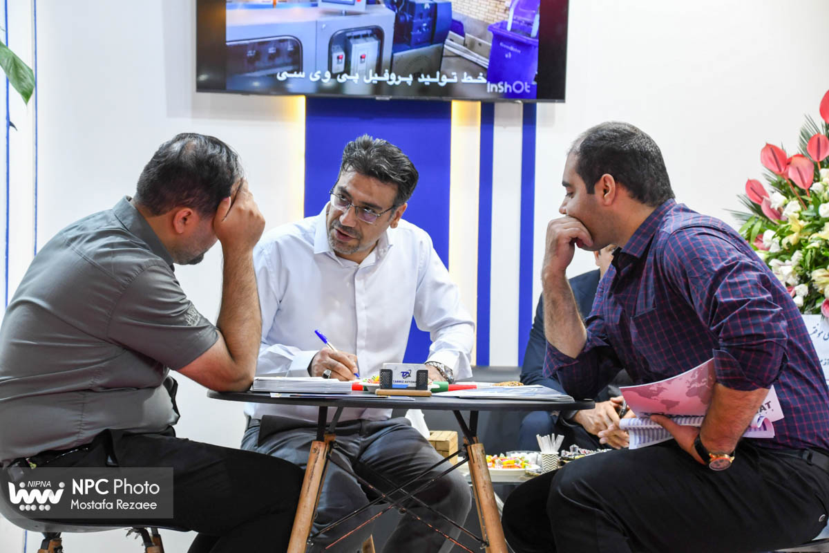 سالن 38A در سومین روز از هفدهمین نمایشگاه بین المللی ایران پلاست 3