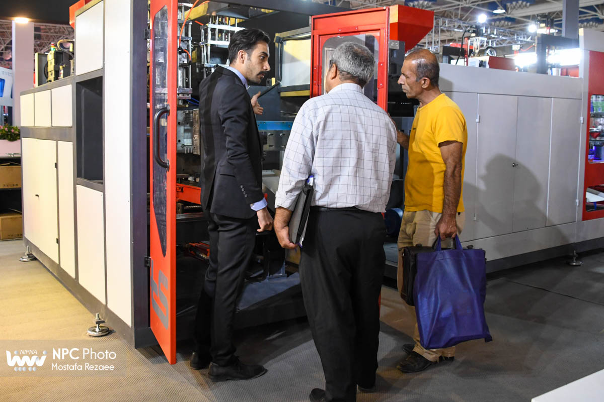 سالن 38B در سومین روز از هفدهمین نمایشگاه بین المللی ایران پلاست 3