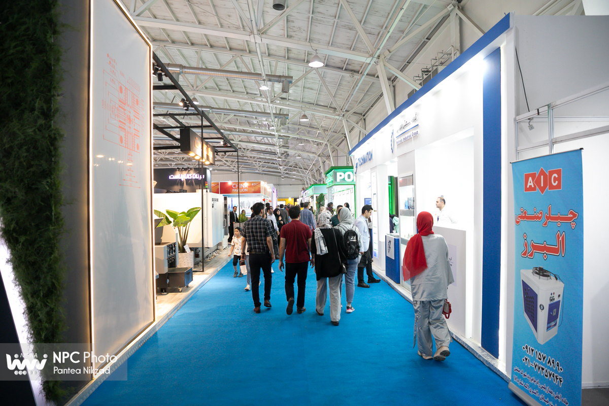 سالن 38B در چهارمین روز از هفدهمین نمایشگاه بین المللی ایران پلاست 13