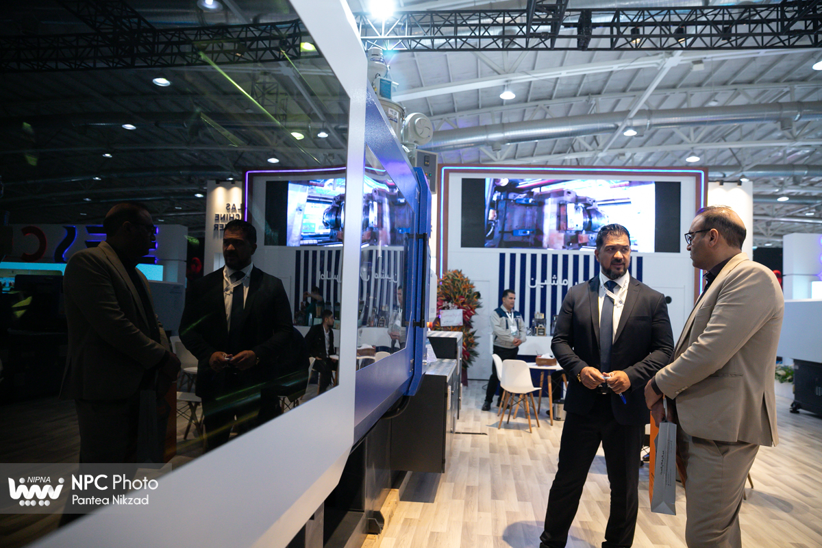 سالن 38B در چهارمین روز از هفدهمین نمایشگاه بین المللی ایران پلاست 17