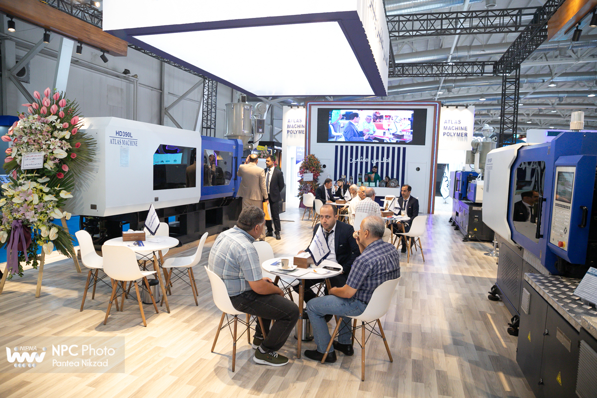 سالن 38B در چهارمین روز از هفدهمین نمایشگاه بین المللی ایران پلاست 18