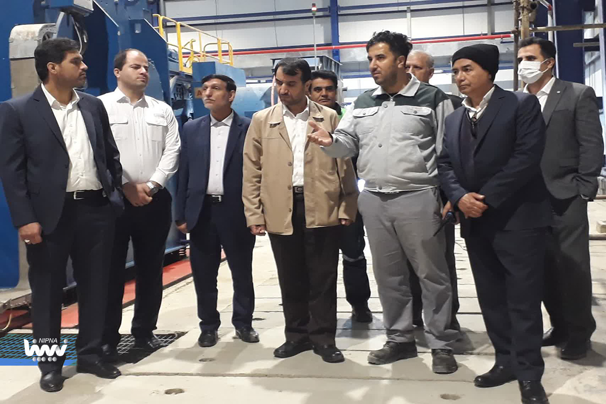 بازدید معاون وزیر نفت و مدیرعامل شرکت ملی صنایع پتروشیمی از پتروشیمی کردستان 5