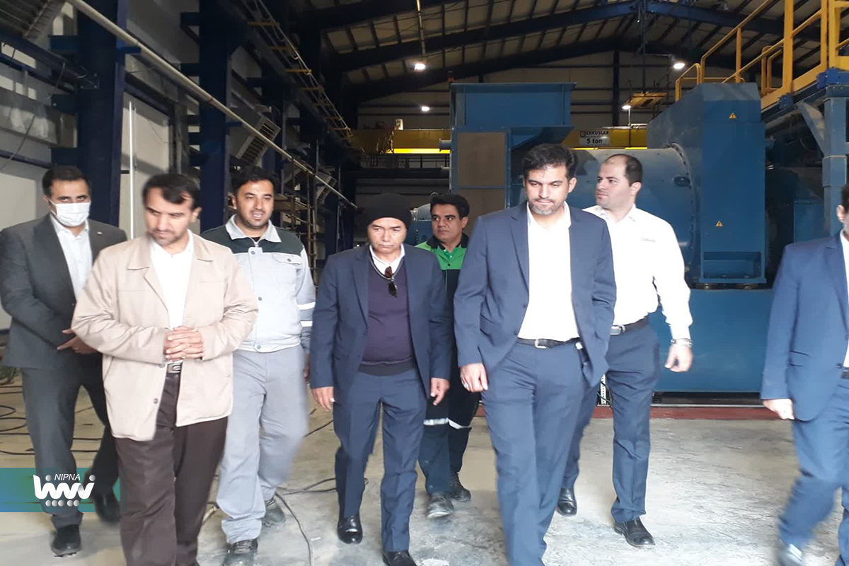 بازدید معاون وزیر نفت و مدیرعامل شرکت ملی صنایع پتروشیمی از پتروشیمی کردستان 6