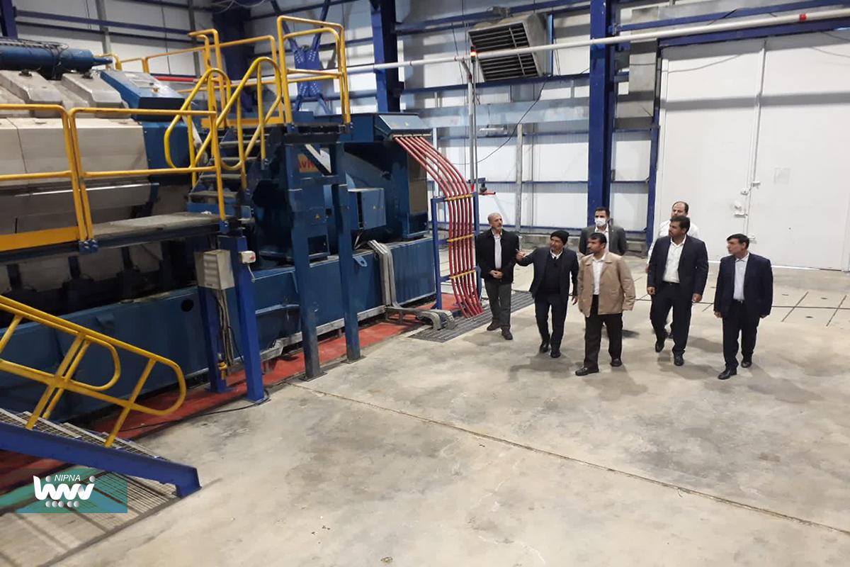 بازدید معاون وزیر نفت و مدیرعامل شرکت ملی صنایع پتروشیمی از پتروشیمی کردستان 8