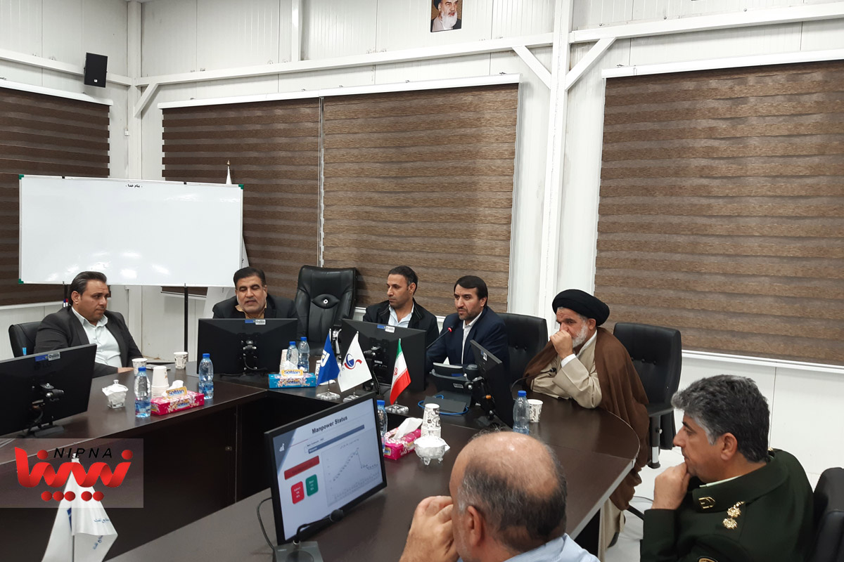 بازدید مهندس مرتضی شاه میرزایی معاون وزیر نفت و مدیرعامل شرکت ملی صنایع پتروشیمی از طرح پتروشیمی دهلران 6