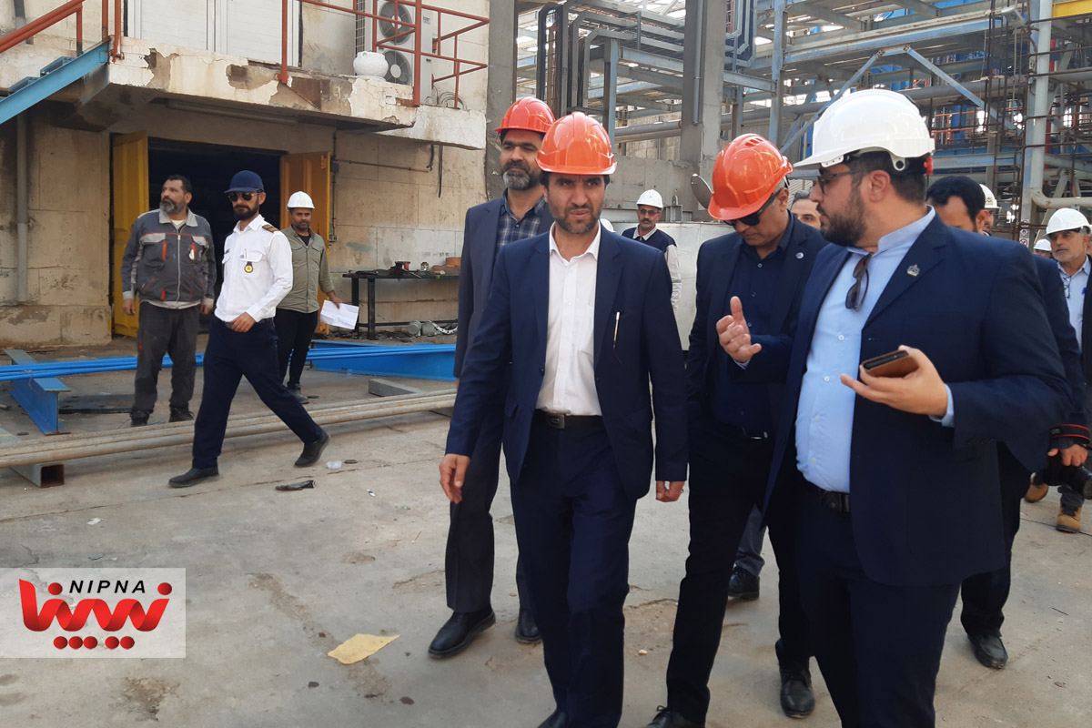 بازدید مهندس مرتضی شاه میرزایی معاون وزیر نفت و مدیرعامل شرکت ملی صنایع پتروشیمی از چند طرح پتروشیمی در منطقه ویژه اقتصادی پتروشیمی ماهشهر 26