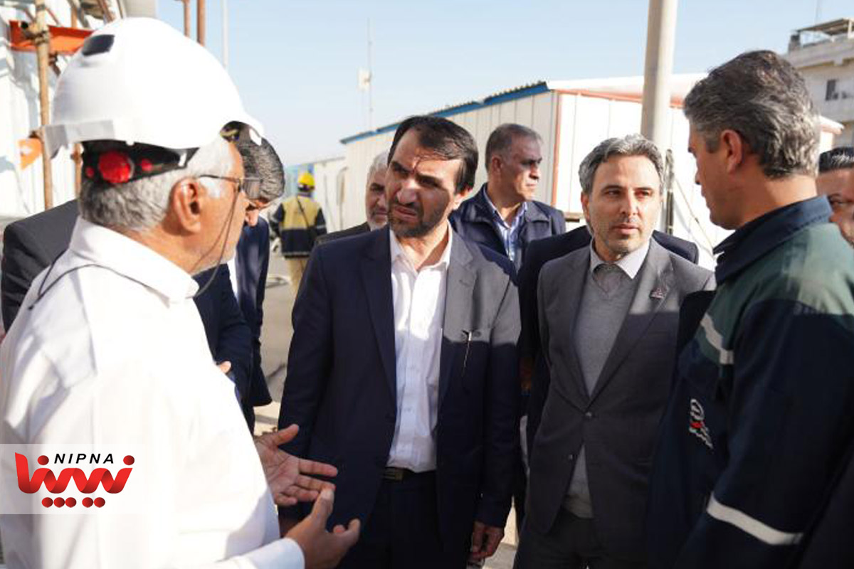 بازدید مهندس مرتضی شاه میرزایی معاون وزیر نفت و مدیرعامل شرکت ملی صنایع پتروشیمی از چند طرح پتروشیمی در منطقه ویژه اقتصادی پتروشیمی ماهشهر 27