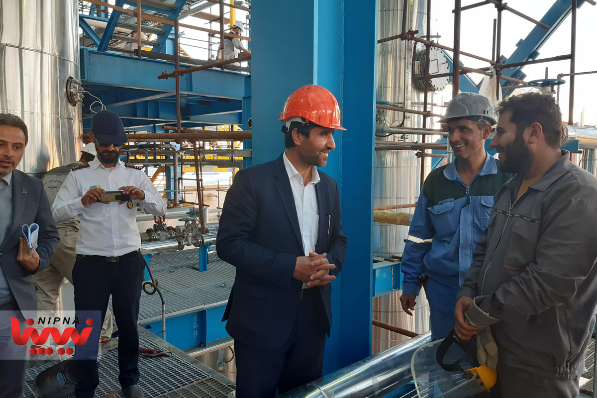 بازدید مهندس مرتضی شاه میرزایی معاون وزیر نفت و مدیرعامل شرکت ملی صنایع پتروشیمی از چند طرح پتروشیمی در منطقه ویژه اقتصادی پتروشیمی ماهشهر 28