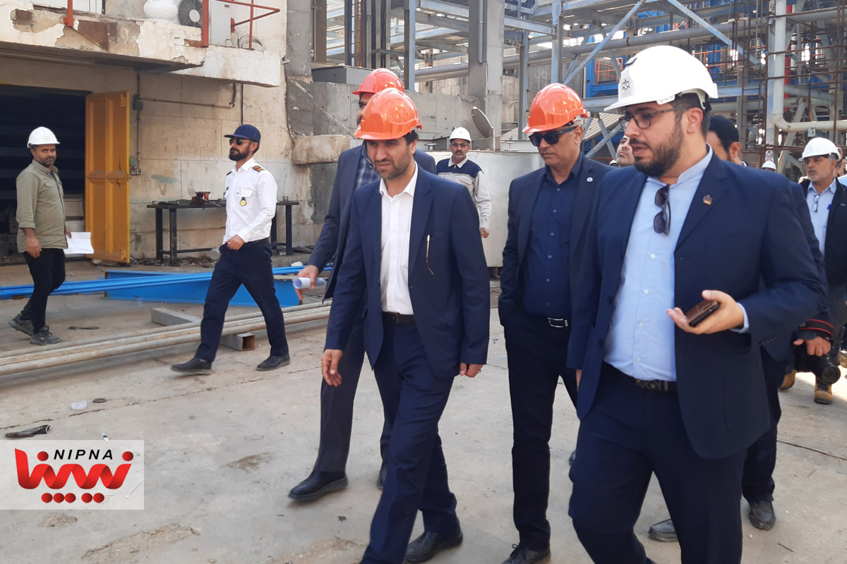 بازدید مهندس مرتضی شاه میرزایی معاون وزیر نفت و مدیرعامل شرکت ملی صنایع پتروشیمی از چند طرح پتروشیمی در منطقه ویژه اقتصادی پتروشیمی ماهشهر 29