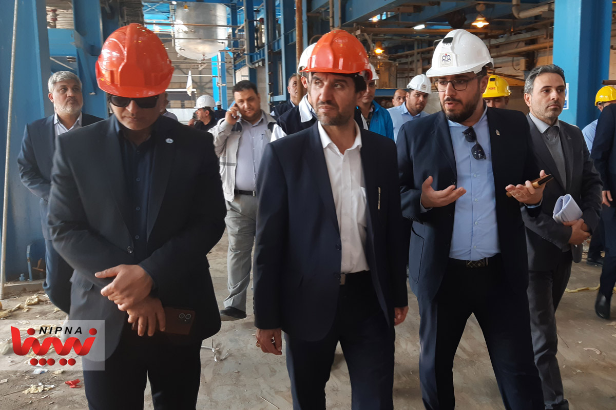 بازدید مهندس مرتضی شاه میرزایی معاون وزیر نفت و مدیرعامل شرکت ملی صنایع پتروشیمی از چند طرح پتروشیمی در منطقه ویژه اقتصادی پتروشیمی ماهشهر 33