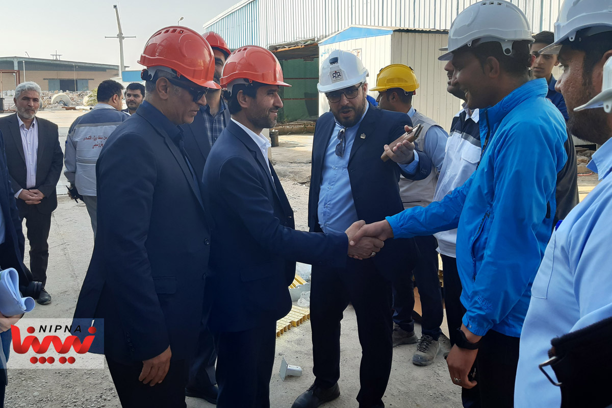 بازدید مهندس مرتضی شاه میرزایی معاون وزیر نفت و مدیرعامل شرکت ملی صنایع پتروشیمی از چند طرح پتروشیمی در منطقه ویژه اقتصادی پتروشیمی ماهشهر 35