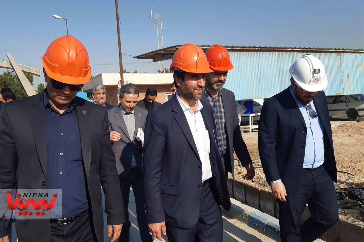 بازدید مهندس مرتضی شاه میرزایی معاون وزیر نفت و مدیرعامل شرکت ملی صنایع پتروشیمی از چند طرح پتروشیمی در منطقه ویژه اقتصادی پتروشیمی ماهشهر 37