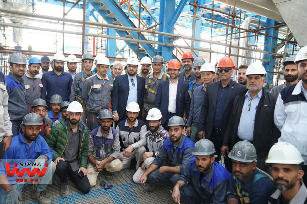 بازدید مهندس مرتضی شاه میرزایی معاون وزیر نفت و مدیرعامل شرکت ملی صنایع پتروشیمی از چند طرح پتروشیمی در منطقه ویژه اقتصادی پتروشیمی ماهشهر 38