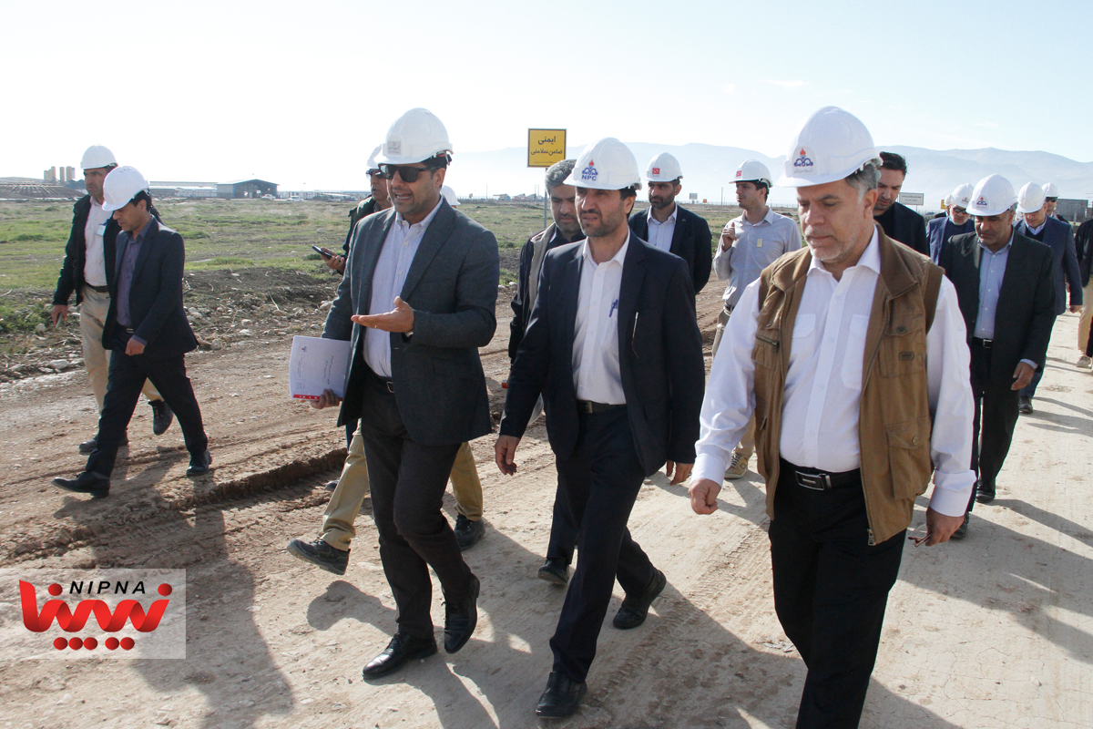 نیپنا | بازدید مرتضی شاه میرزایی معاون وزیر نفت و مدیرعامل شرکت ملی صنایع پتروشیمی از طرح GTPP پتروشیمی اسلام آباد غرب 24