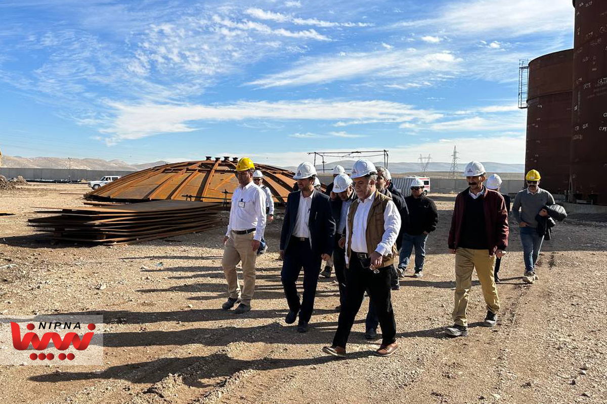 نیپنا | بازدید مرتضی شاه میرزایی معاون وزیر نفت و مدیرعامل شرکت ملی صنایع پتروشیمی از طرح GTPP پتروشیمی اسلام آباد غرب 28