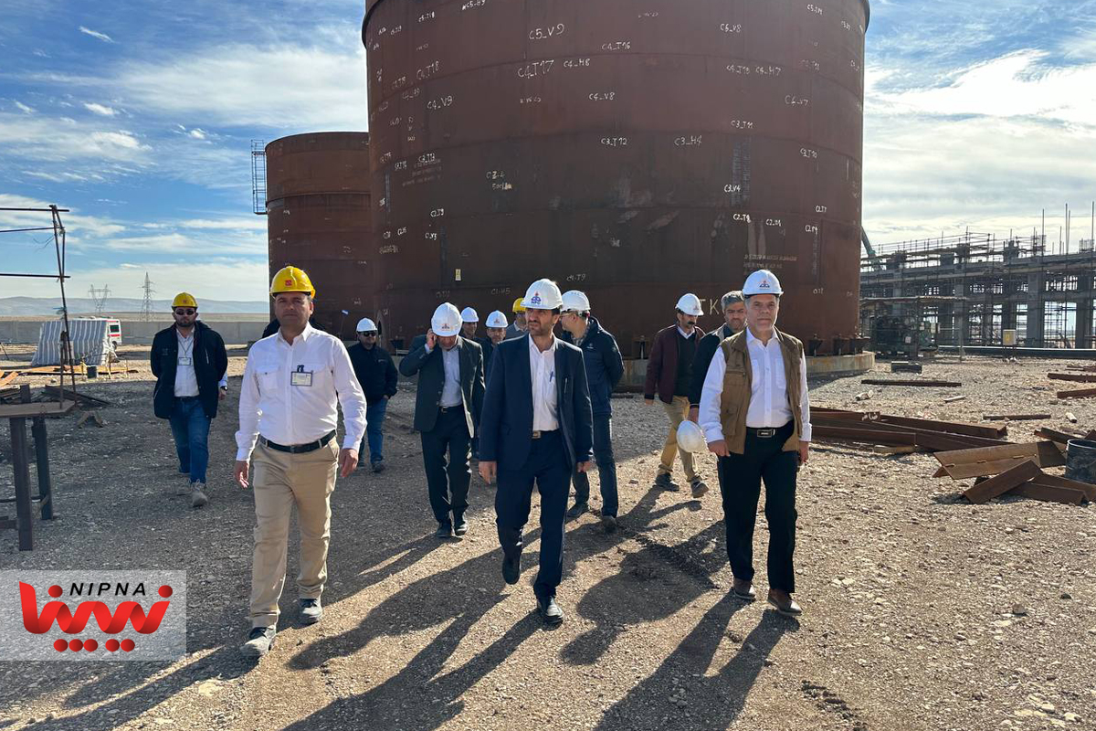 نیپنا | بازدید مرتضی شاه میرزایی معاون وزیر نفت و مدیرعامل شرکت ملی صنایع پتروشیمی از طرح GTPP پتروشیمی اسلام آباد غرب 29