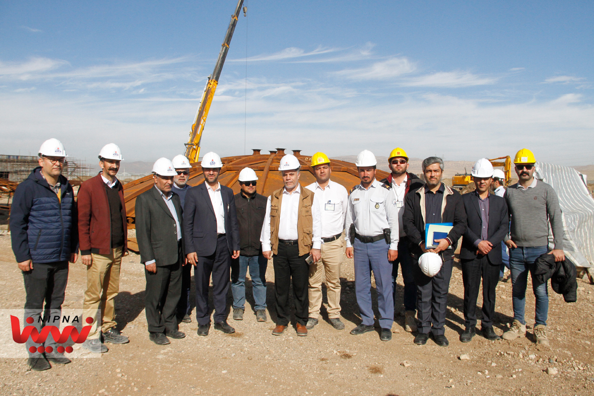 نیپنا | بازدید مرتضی شاه میرزایی معاون وزیر نفت و مدیرعامل شرکت ملی صنایع پتروشیمی از طرح GTPP پتروشیمی اسلام آباد غرب 32