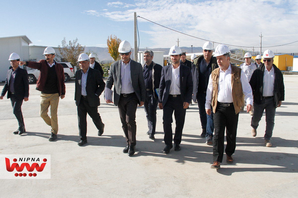 نیپنا | بازدید مرتضی شاه میرزایی معاون وزیر نفت و مدیرعامل شرکت ملی صنایع پتروشیمی از طرح GTPP پتروشیمی اسلام آباد غرب 35