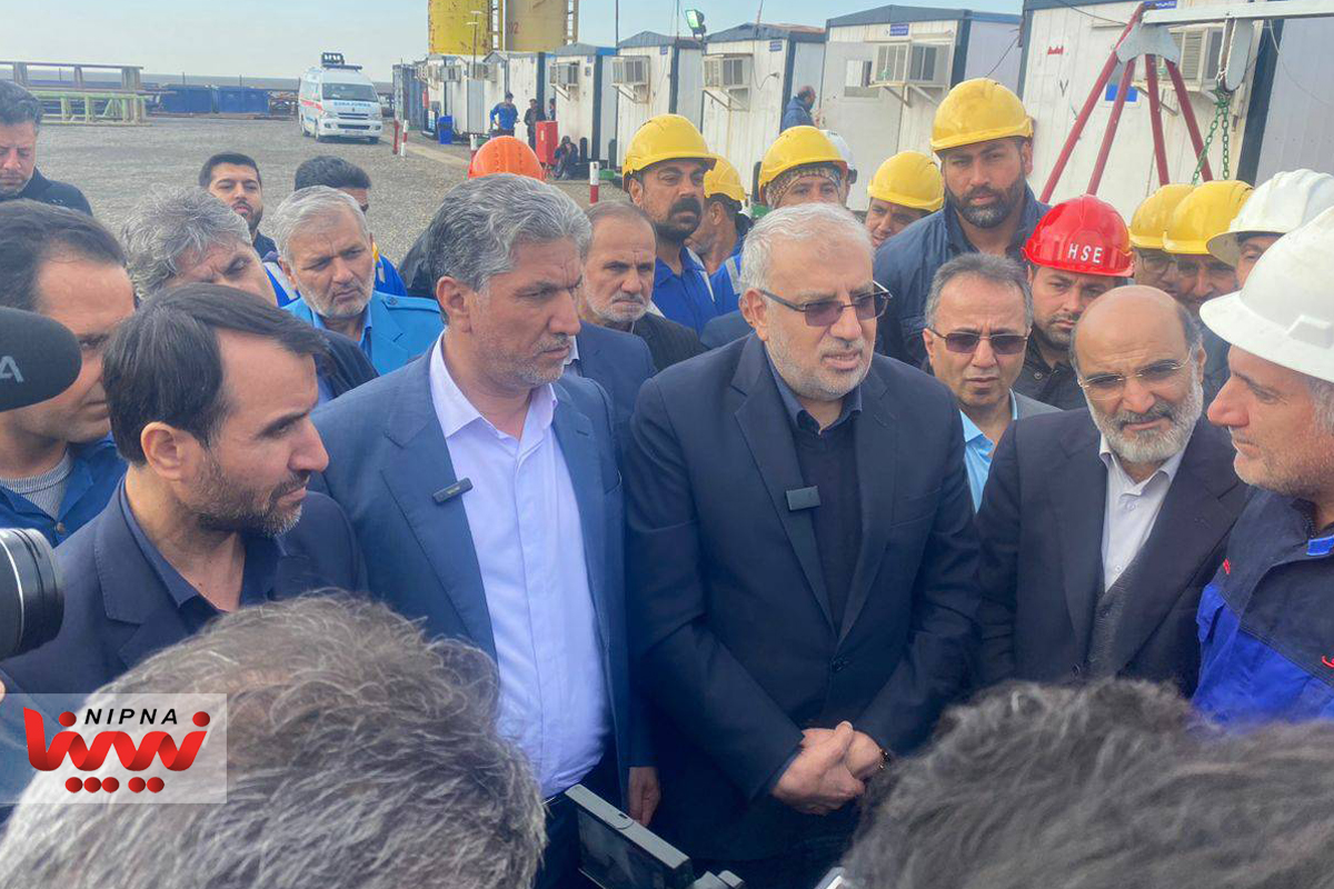 گزارش تصویری آئین آغاز مجدد عملیات اجرایی پتروشیمی گلستان 4