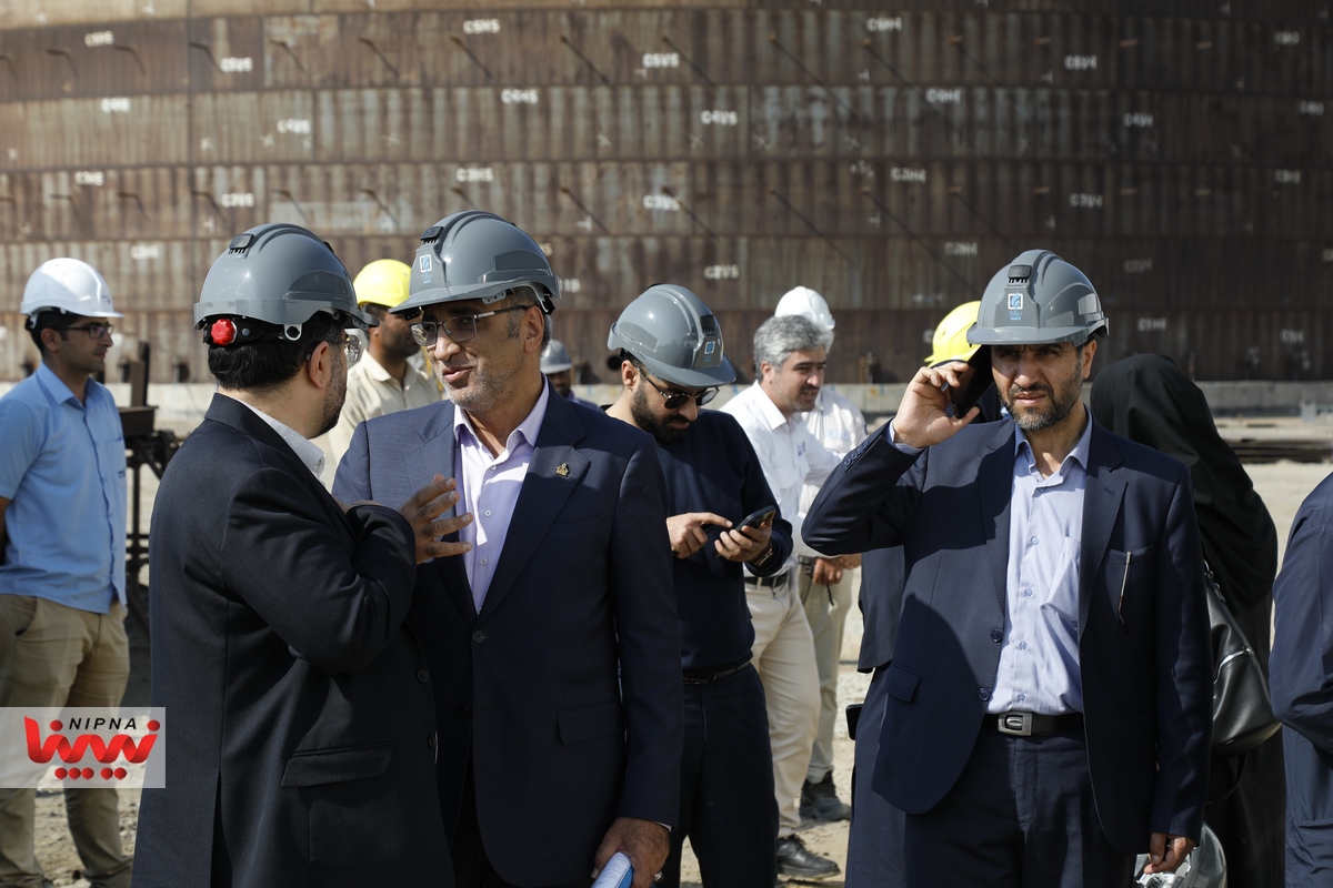 بازدید مهندس شاه میرزایی معاون وزیر نفت و مدیرعامل شرکت ملی صنایع پتروشیمی از شهرک پتروشیمی مکران 35