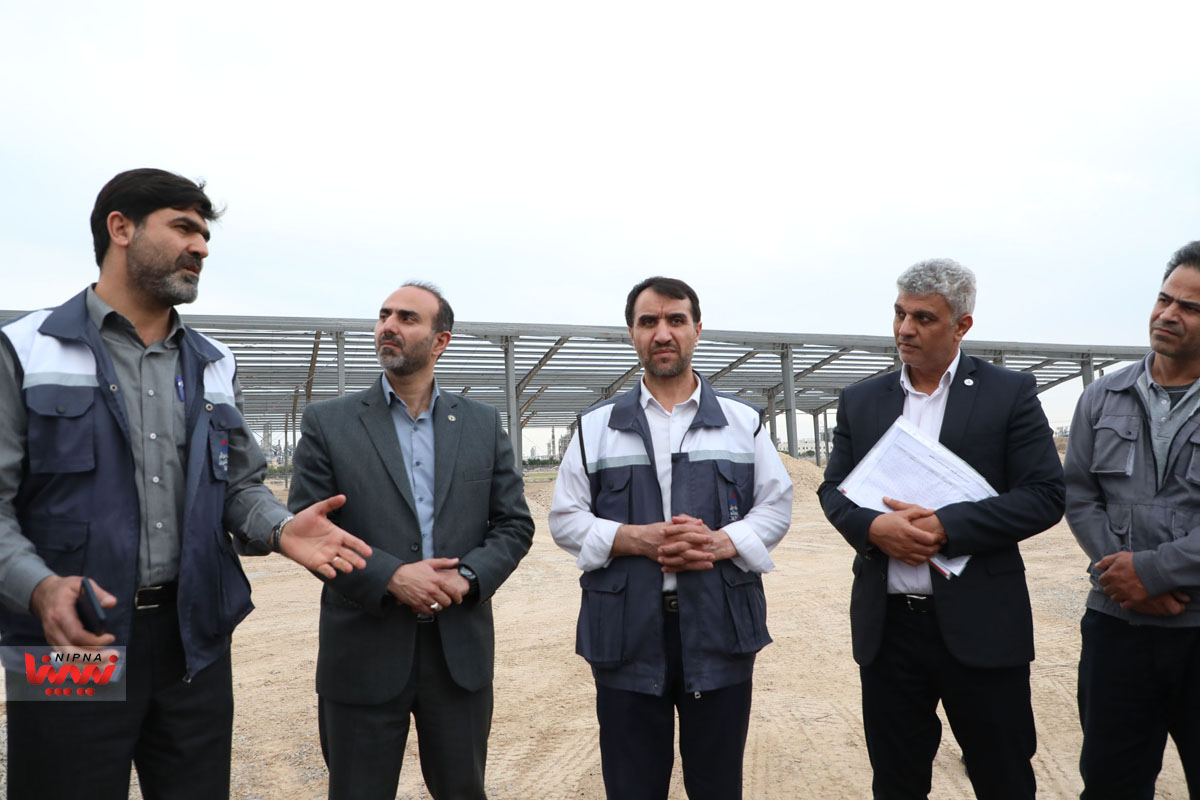 بازدید معاون وزیر نفت و مدیرعامل شرکت ملی صنایع پتروشیمی از هاب پتروشیمی ماهشهر 8