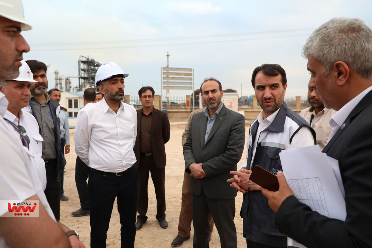 بازدید معاون وزیر نفت و مدیرعامل شرکت ملی صنایع پتروشیمی از هاب پتروشیمی ماهشهر 14