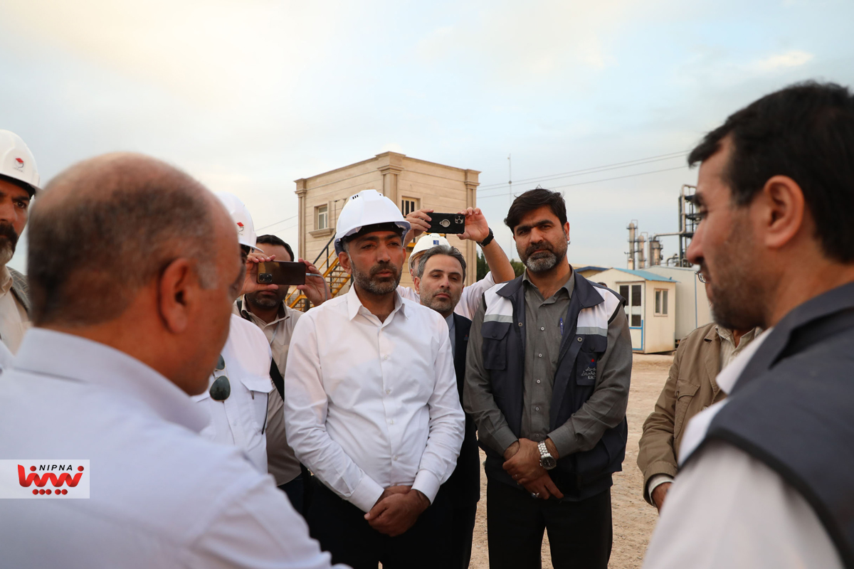 بازدید معاون وزیر نفت و مدیرعامل شرکت ملی صنایع پتروشیمی از هاب پتروشیمی ماهشهر 16