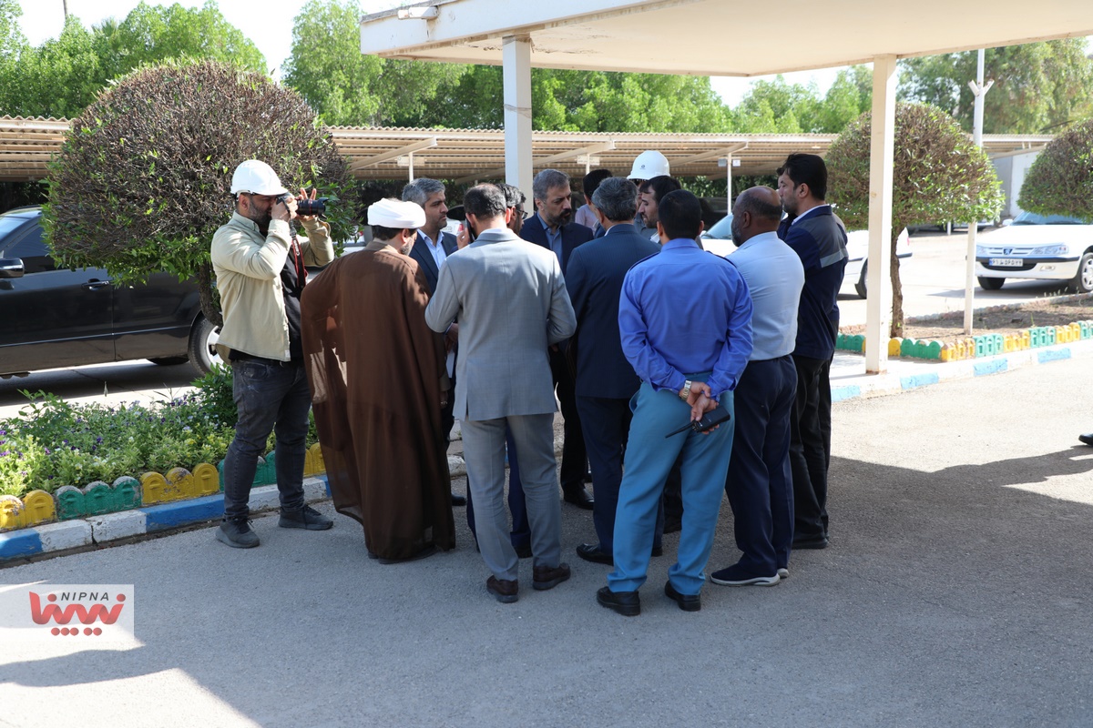 بازدید مهندس شاهمیرزایی معاون وزیر نفت و مدیرعامل شرکت ملی صنایع پتروشیمی از پتروشیمی آبادان 1