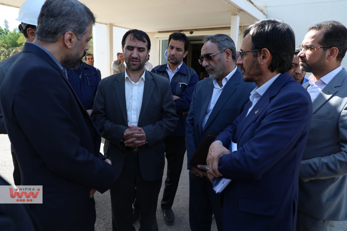 بازدید مهندس شاهمیرزایی معاون وزیر نفت و مدیرعامل شرکت ملی صنایع پتروشیمی از پتروشیمی آبادان 2