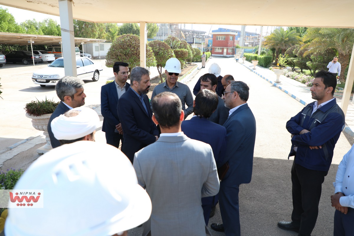 بازدید مهندس شاهمیرزایی معاون وزیر نفت و مدیرعامل شرکت ملی صنایع پتروشیمی از پتروشیمی آبادان 4