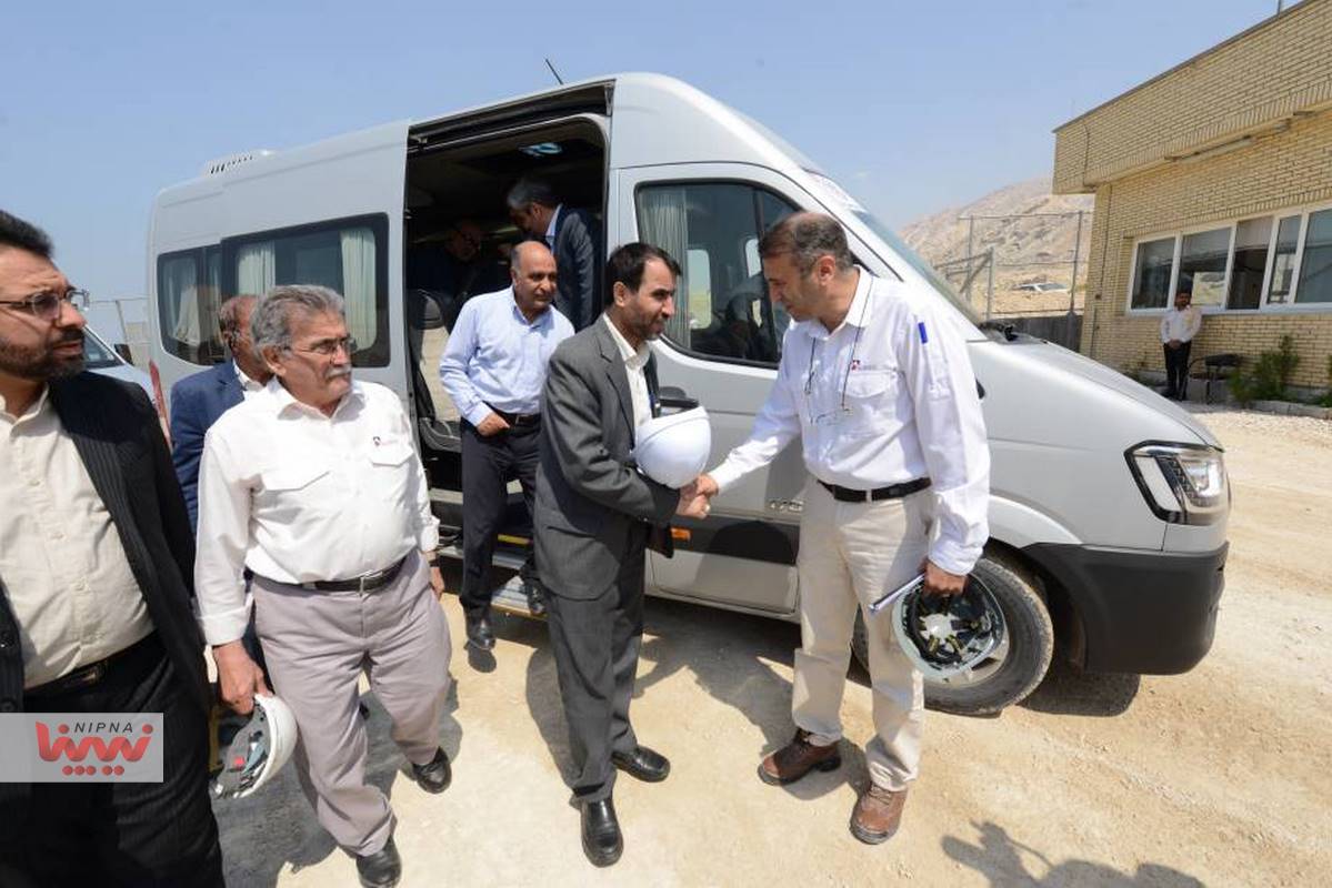 بازدید مهندس شاهمیرزایی معاون وزیر نفت و مدیرعامل شرکت ملی صنایع پتروشیمی از شرکت توسعه صنعت لاوان