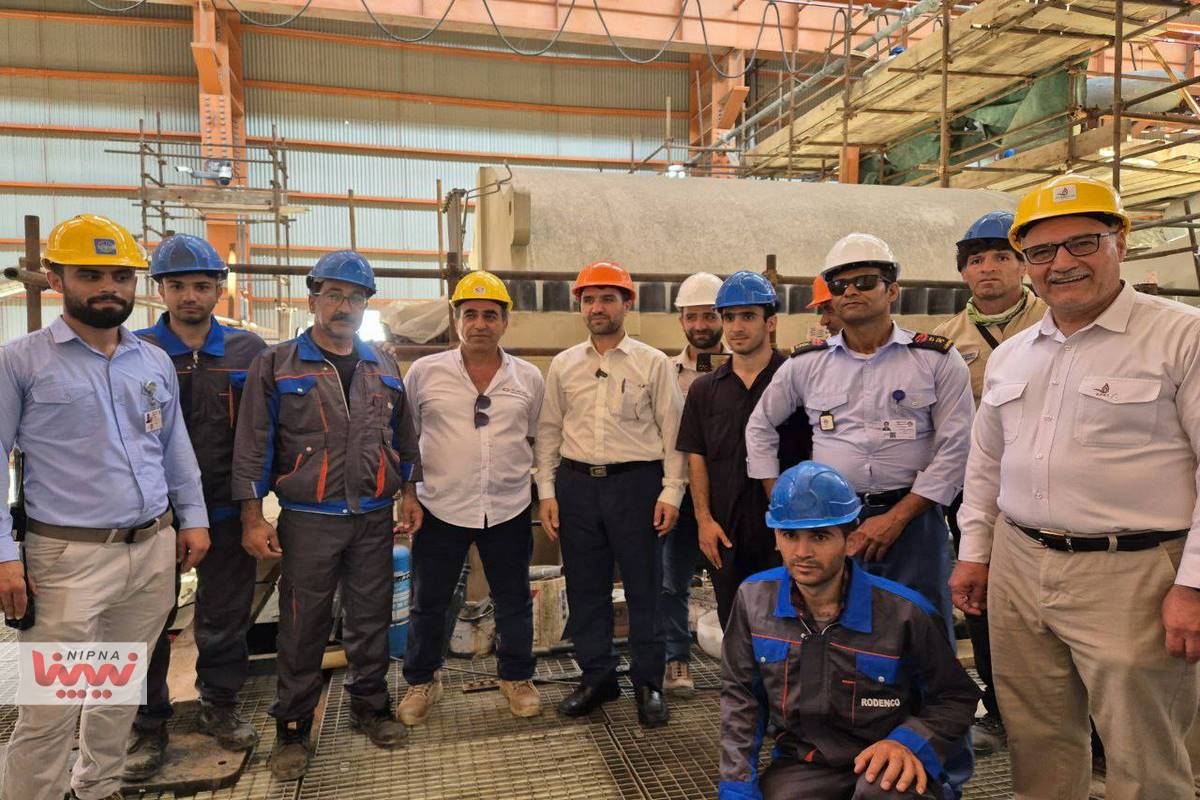 بازدید معاون وزیر نفت و مدیرعامل شرکت ملی صنایع پتروشیمی از طرح های پتروپالایش کنگان 5