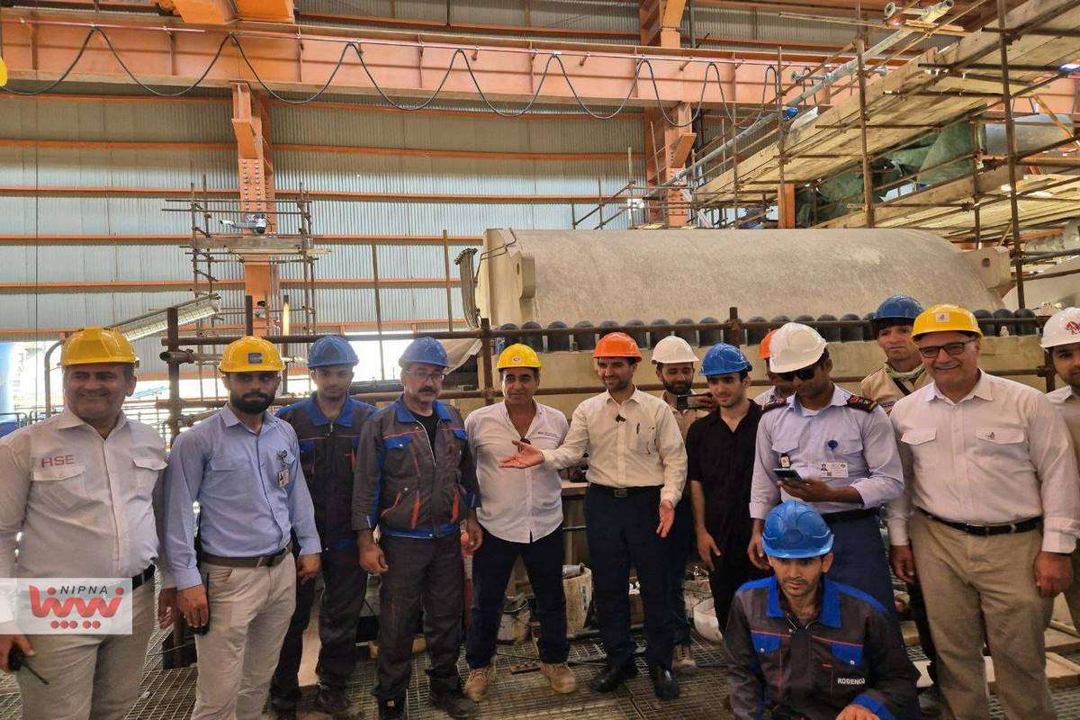 بازدید معاون وزیر نفت و مدیرعامل شرکت ملی صنایع پتروشیمی از طرح های پتروپالایش کنگان 8