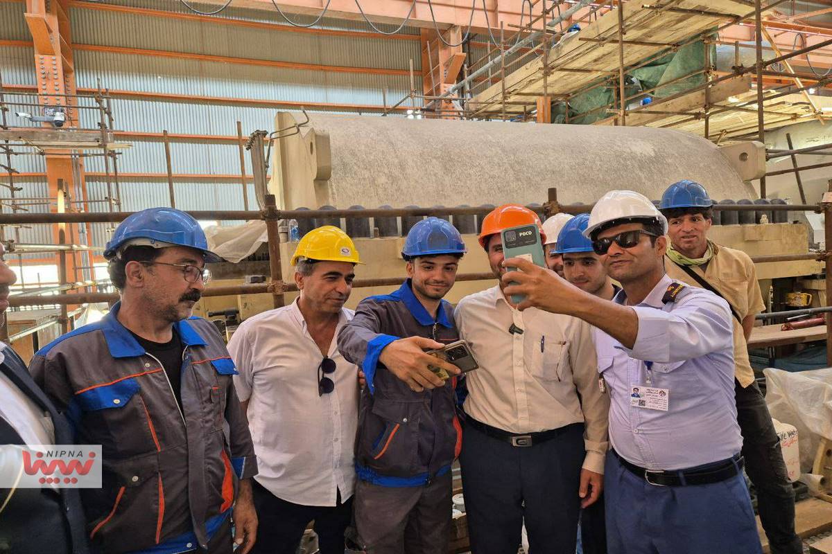 بازدید معاون وزیر نفت و مدیرعامل شرکت ملی صنایع پتروشیمی از طرح های پتروپالایش کنگان 9