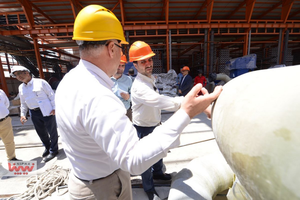 بازدید معاون وزیر نفت و مدیرعامل شرکت ملی صنایع پتروشیمی از واحد های پلی اتیلن سنگین،  LLD و PDH/PP پتروپالایش کنگان 9