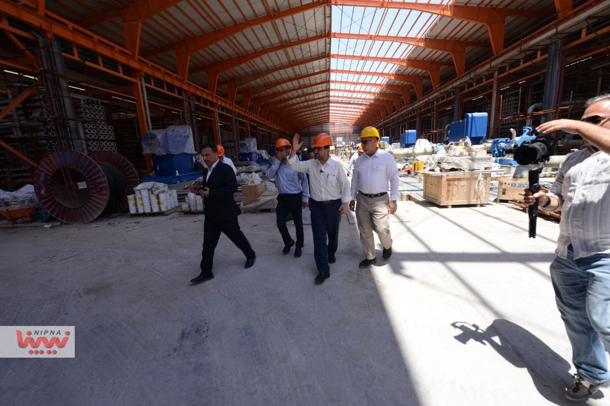 بازدید معاون وزیر نفت و مدیرعامل شرکت ملی صنایع پتروشیمی از واحد های پلی اتیلن سنگین،  LLD و PDH/PP پتروپالایش کنگان 10