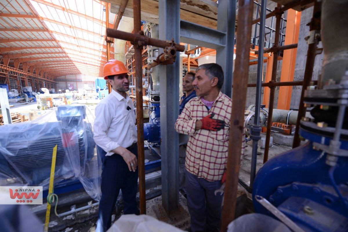 بازدید معاون وزیر نفت و مدیرعامل شرکت ملی صنایع پتروشیمی از واحد های پلی اتیلن سنگین،  LLD و PDH/PP پتروپالایش کنگان 13