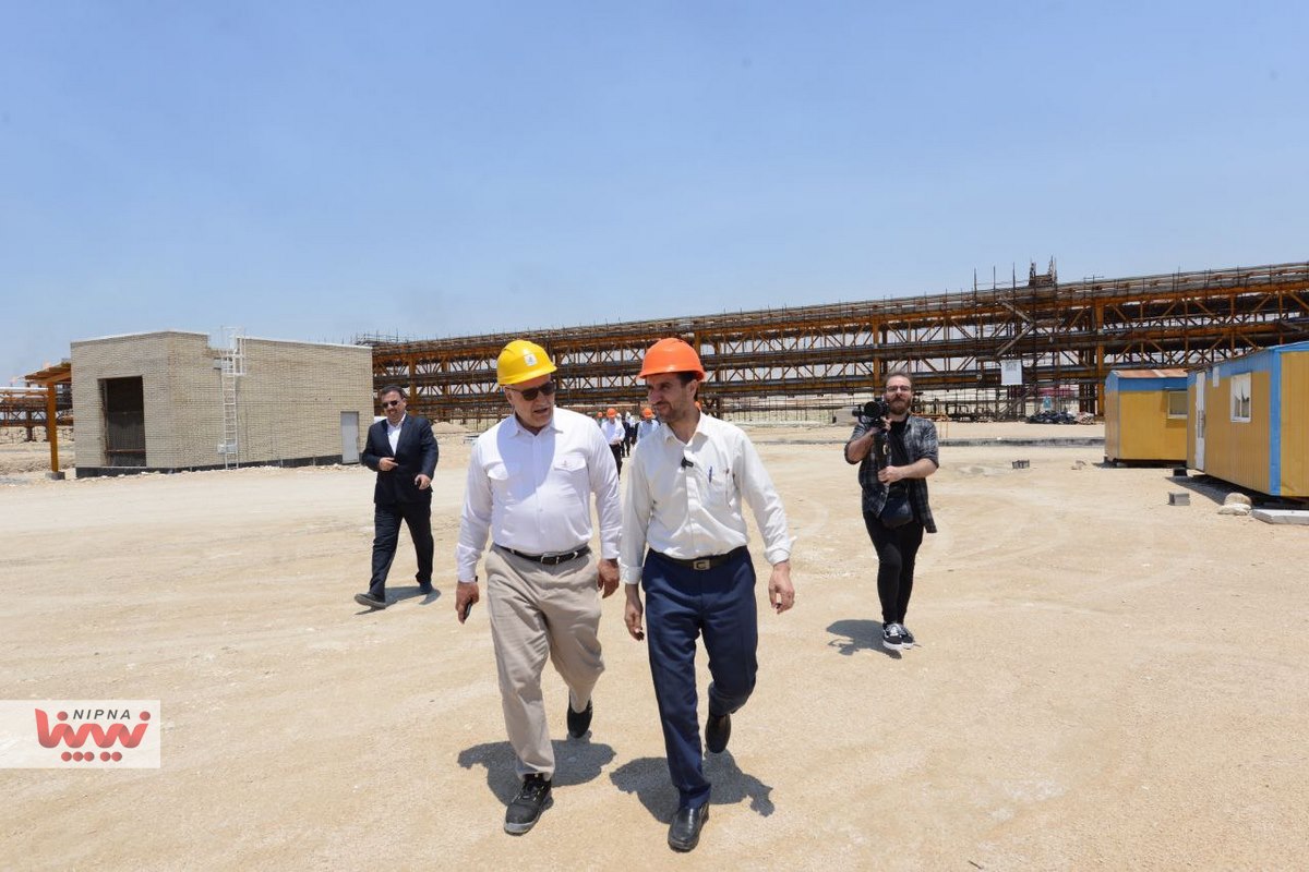 بازدید معاون وزیر نفت و مدیرعامل شرکت ملی صنایع پتروشیمی از واحد بازیابی اتان پتروپالایش کنگان 8