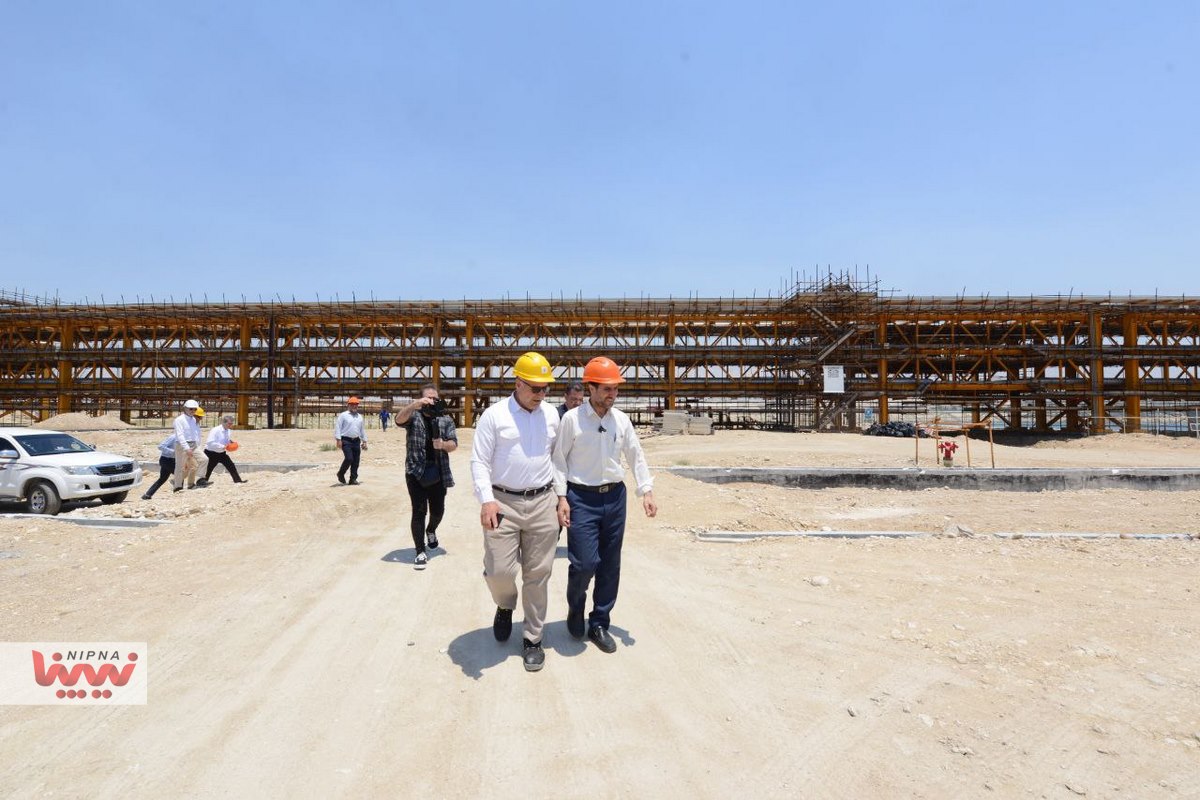 بازدید معاون وزیر نفت و مدیرعامل شرکت ملی صنایع پتروشیمی از واحد بازیابی اتان پتروپالایش کنگان 9