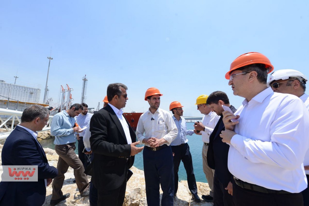 بازدید معاون وزیر نفت و مدیرعامل شرکت ملی صنایع پتروشیمی از واحد بازیابی اتان پتروپالایش کنگان 11