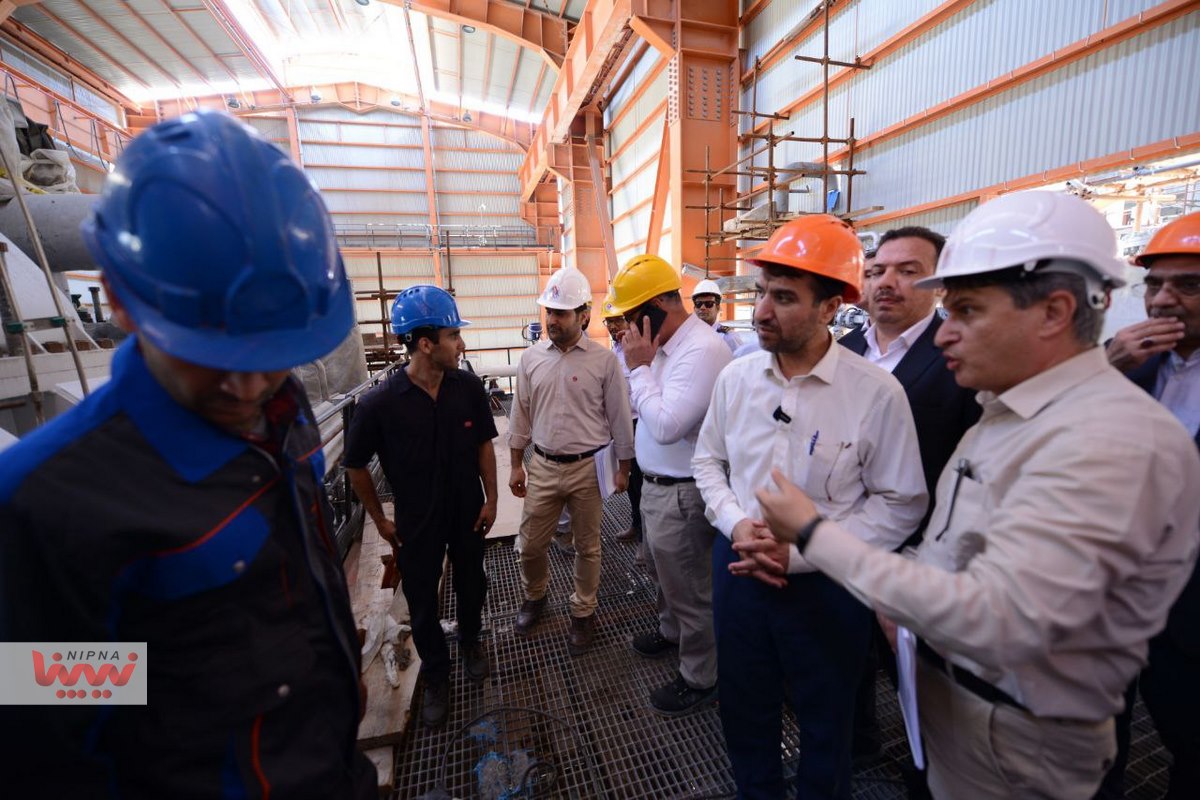 بازدید معاون وزیر نفت و مدیرعامل شرکت ملی صنایع پتروشیمی از واحد الفین پتروپالایش کنگان 18
