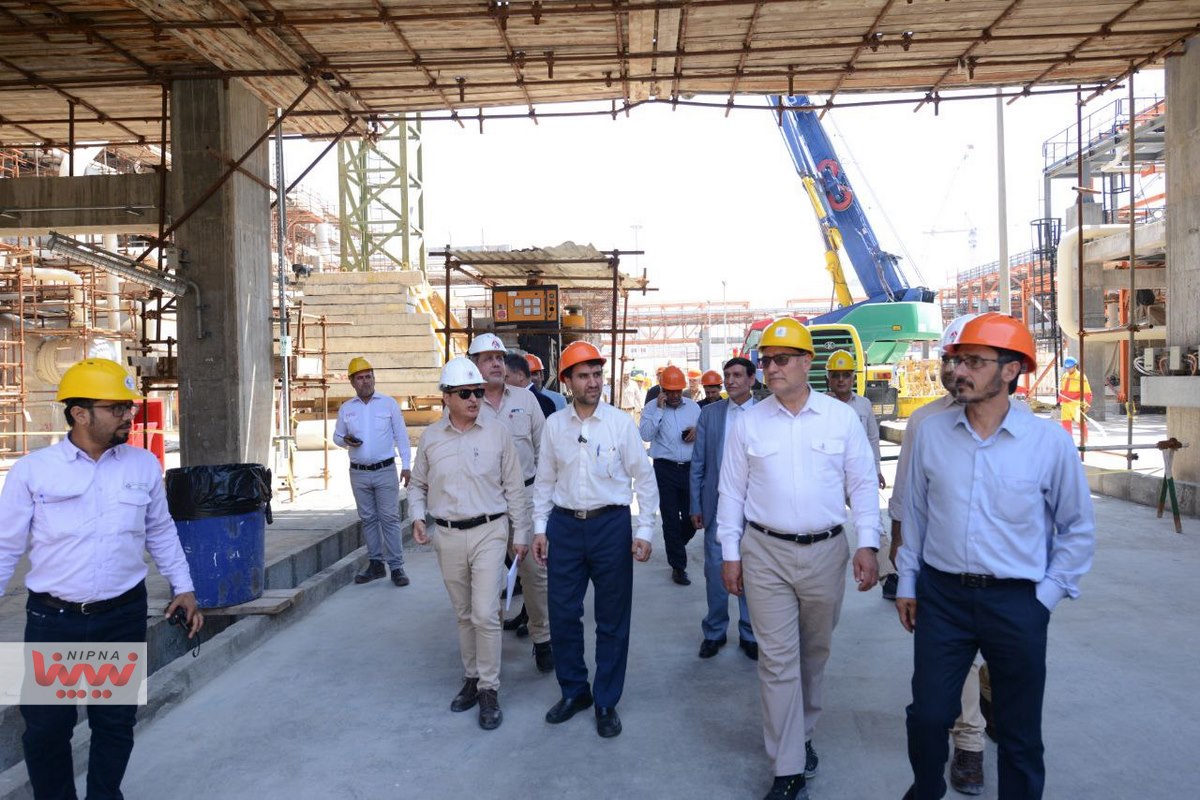 بازدید معاون وزیر نفت و مدیرعامل شرکت ملی صنایع پتروشیمی از واحد الفین پتروپالایش کنگان 21