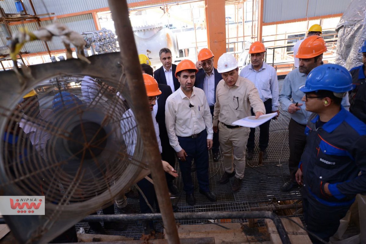 بازدید معاون وزیر نفت و مدیرعامل شرکت ملی صنایع پتروشیمی از واحد الفین پتروپالایش کنگان 22