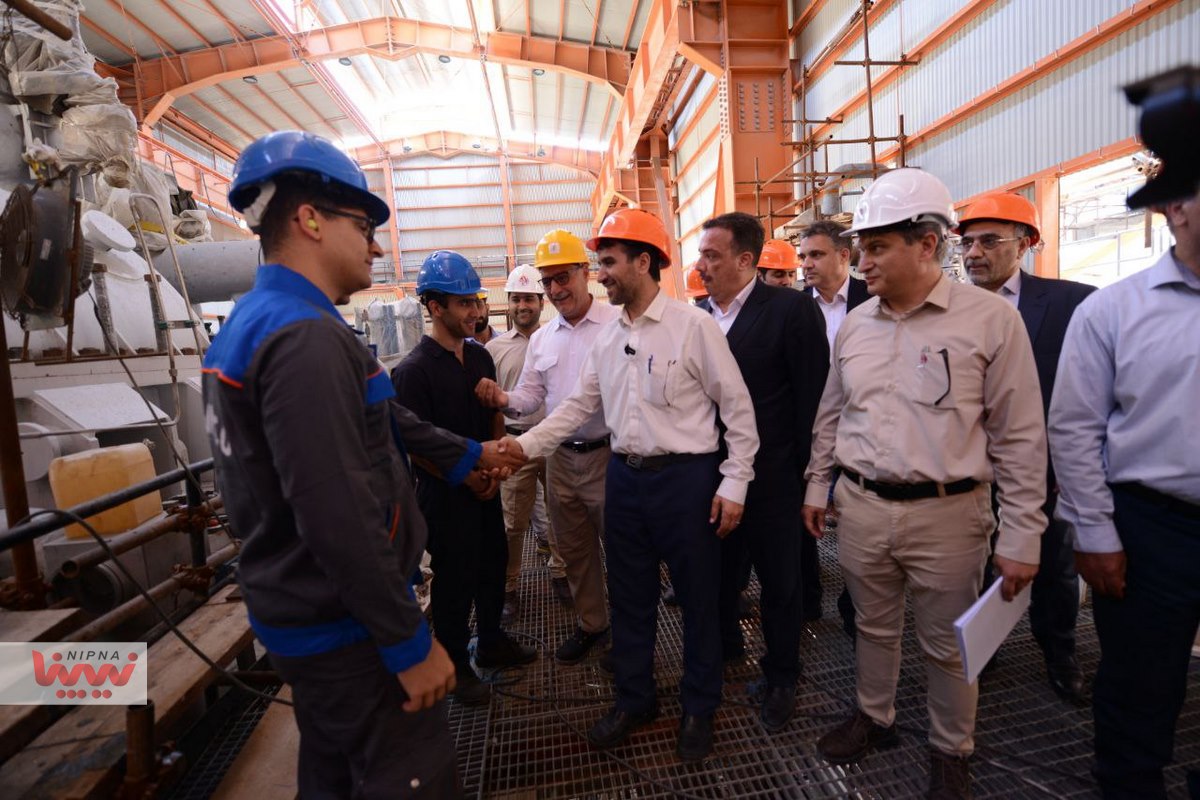 بازدید معاون وزیر نفت و مدیرعامل شرکت ملی صنایع پتروشیمی از واحد الفین پتروپالایش کنگان 25