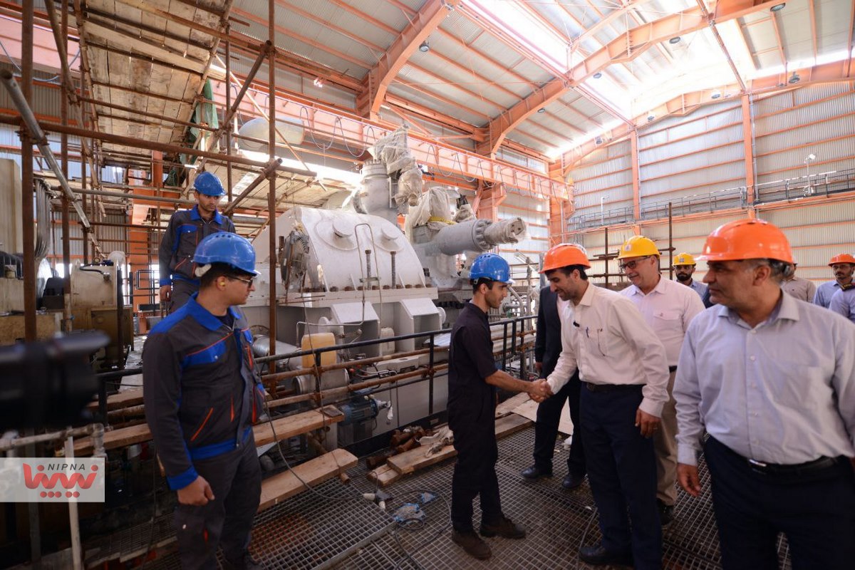 بازدید معاون وزیر نفت و مدیرعامل شرکت ملی صنایع پتروشیمی از واحد الفین پتروپالایش کنگان 26